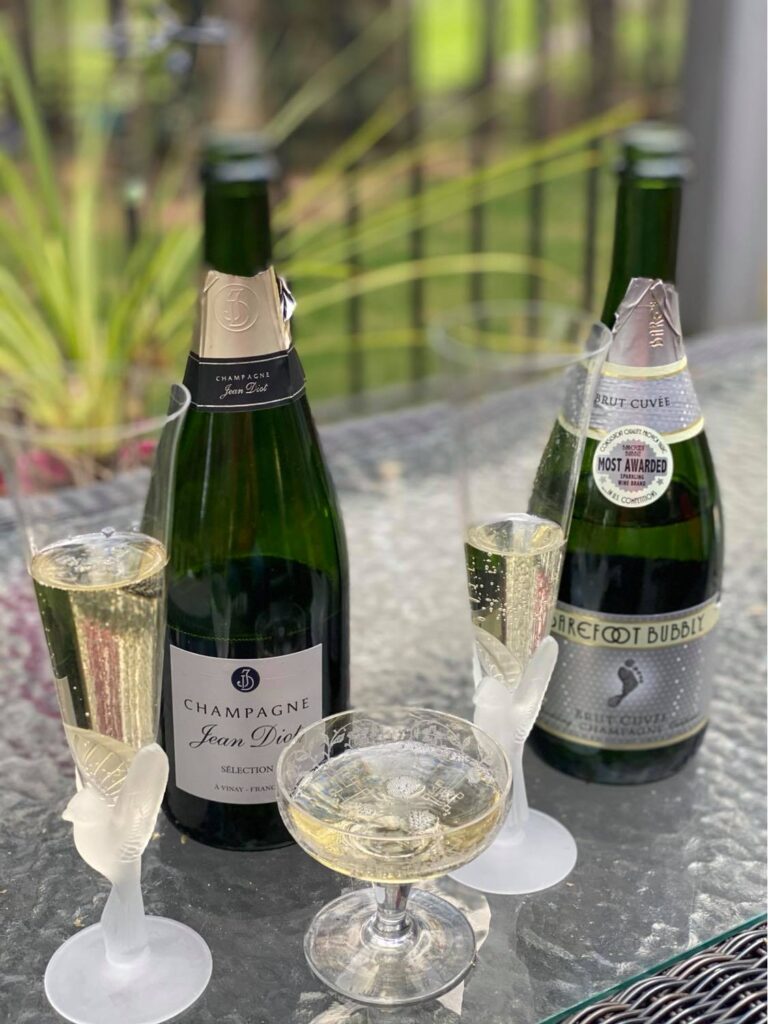 Episode 001 - Champagne vs Barefoot in Blind Tasting - Wine Time Fridays