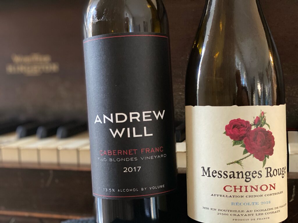Episode 33 – 2018 Messanges Rouge Chinon & 2017 Andrew Will Cabernet Franc