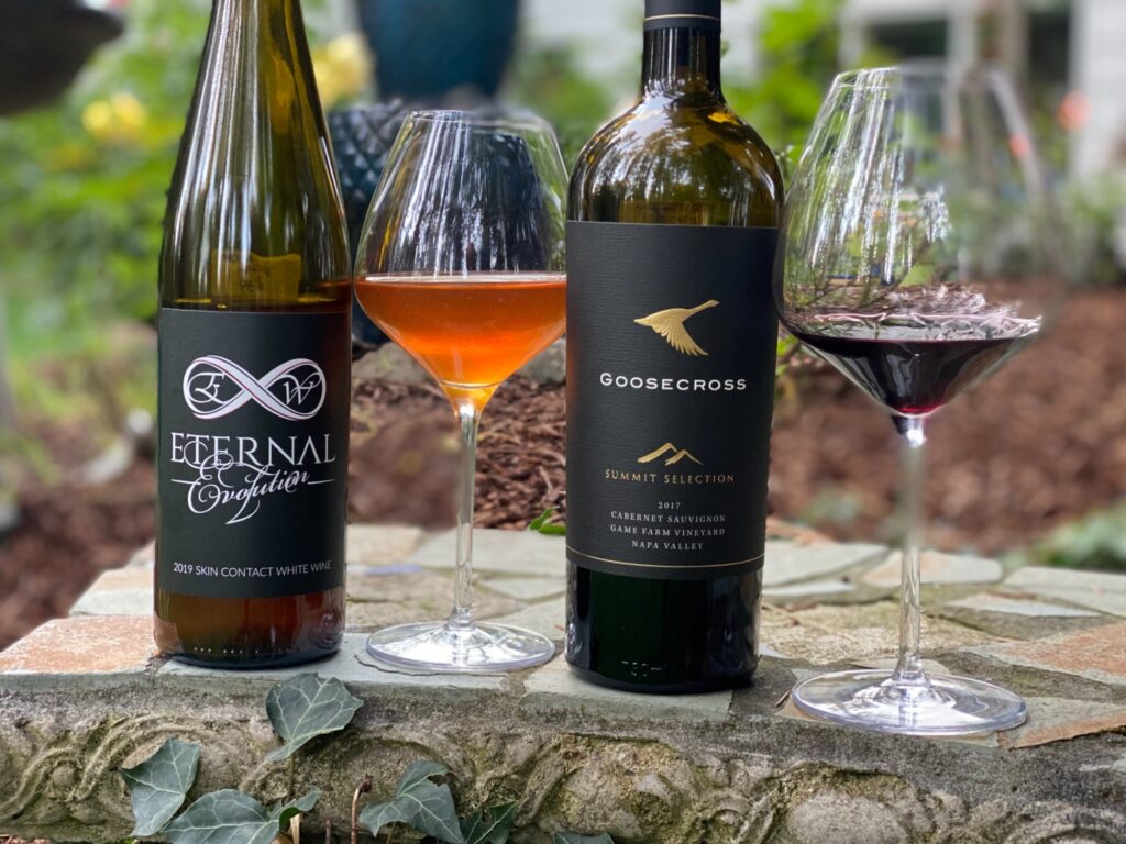 Episode 128 – Tasting a Goosecross Cabernet Sauvignon & Celebrating Orange Wine Day With an Eternal Wine Evolution