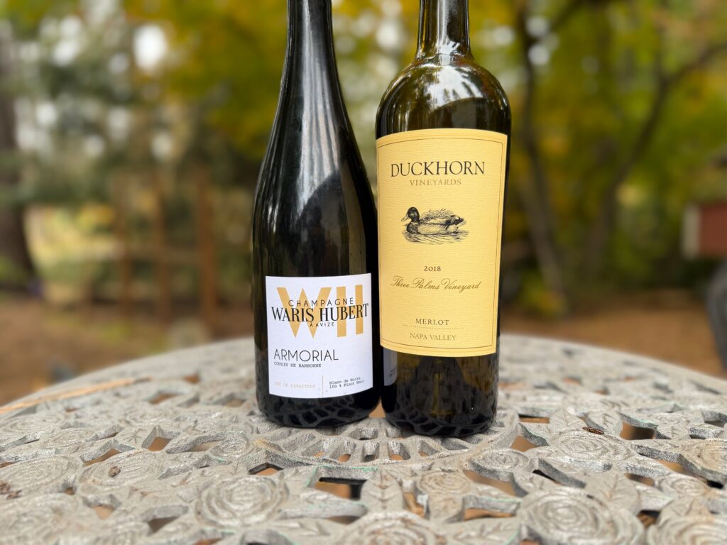 Episode 288 –  Champagne Day Starts Now! A Birthday Toast to Shelley with Three Palms Merlot