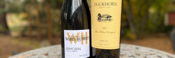 Episode 288 –  Champagne Day Starts Now! A Birthday Toast to Shelley with Three Palms Merlot